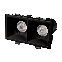 Светильник MS-FLOW-BUILT-S157x85-2x12W Warm3000 (BK, 55 deg, 230V) (Arlight, IP20 Металл, 5 лет)