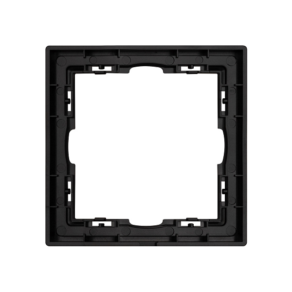 Рамка пластиковая FRM-NOBE-SFPL-1-BK (Arlight, Черный оникс) Lednikoff
