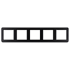 Рамка пластиковая FRM-VERSA-PL-5-BK (Arlight, -) Lednikoff