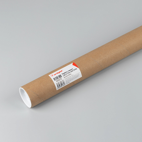 Профиль с экраном LINE-D-3734-2000 TETRA BLACK+OPAL (Arlight, Алюминий) Lednikoff