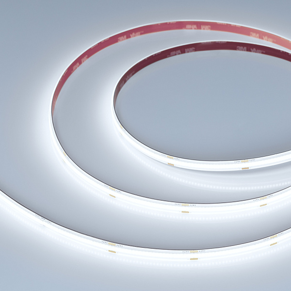 Светодиодная лента герметичная COB-SE-X480-8mm 24V White6000 (10 W/m, IP65, 5m) (Arlight, 5 лет) Lednikoff