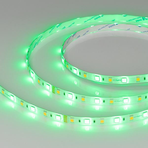 Светодиодная лента RTW-SE-B60-10mm 24V RGBW-Day (14.4 W/m, IP65, 5060, 5m) (Arlight, Открытый) Lednikoff