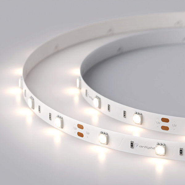 Светодиодная лента RT 2-5000 12V Day4000 (5060, 150 LED, LUX) (Arlight, 7.2 Вт/м, IP20) Lednikoff