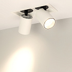 Светильник LTD-PULL-S110x210-2x10W Warm3000 (WH, 24 deg, 230V) (Arlight, IP20 Металл, 5 лет) Lednikoff