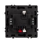 Механизм выключателя одноклавишный проходной SWT-NOBE-MKP1-SFPL-BK (230V, 10A) (Arlight, Черный оникс) Lednikoff