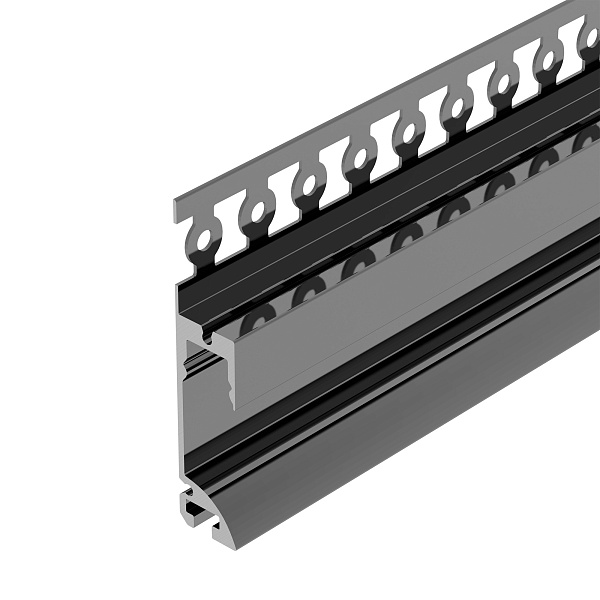 Профиль PLINTUS-FANTOM-L-2000 BLACK (Arlight, Алюминий) Lednikoff