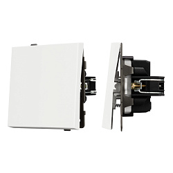 Механизм звонкового выключателя SWT-TENDO-MKR1-SFPL-WH (230V, 10A) (Arlight, Матовый белый)