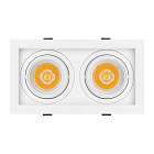 Светильник MS-VORTEX-BUILT-S210x117-2x20W Warm3000 (WH-WH, 20 deg, 230V) (Arlight, IP20 Металл, 5 лет) Lednikoff