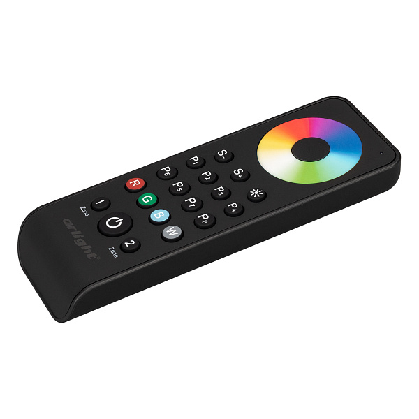 Пульт SMART-R43-RGBW Black (2 зоны, 2.4G) (Arlight, IP20 Пластик, 5 лет) Lednikoff