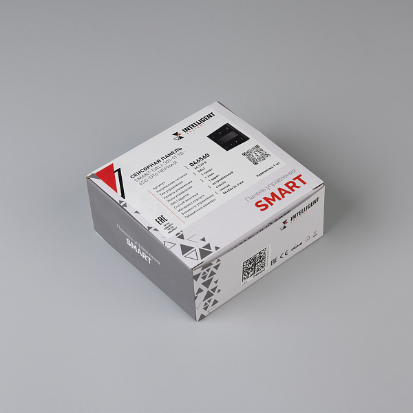 INTELLIGENT ARLIGHT Сенсорная панель SMART-DALI-301-11-1G-4SC-DT6 Черная (230V, встраиваемая, 2.4G) (IARL, IP20 Пластик, 5 лет) Lednikoff