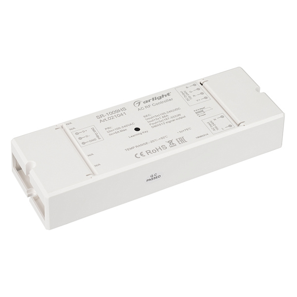 Контроллер SR-1009HS-RGB (230V, 3x1.66A) (Arlight, IP20 Пластик, 3 года) Lednikoff