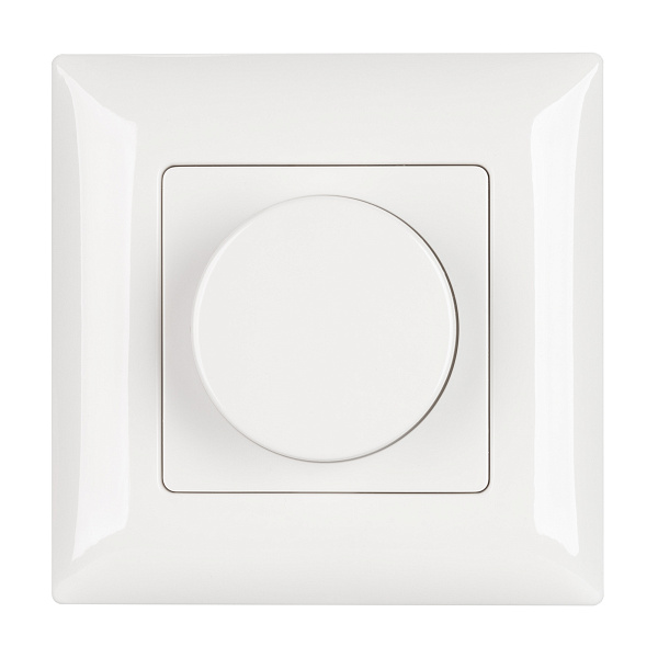 Панель SMART-P14-DIM-P-IN White (230V, 1.5A, 0/1-10V, Rotary, 2.4G) (Arlight, IP20 Пластик, 5 лет) Lednikoff