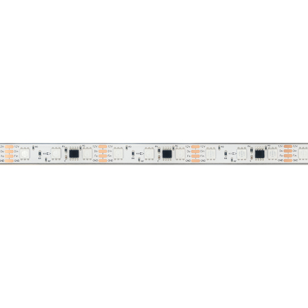 Светодиодная лента герметичная SPI-PFS-B60-12mm 12V RGB-PX3-BPT (12 W/m, IP68, 5060, 5m) (Arlight, бегущий огонь) Lednikoff