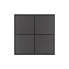 INTELLIGENT ARLIGHT Кнопочная панель KNX-304-23-IN Black (BUS, Frame) (IARL, IP20 Металл, 2 года) Lednikoff