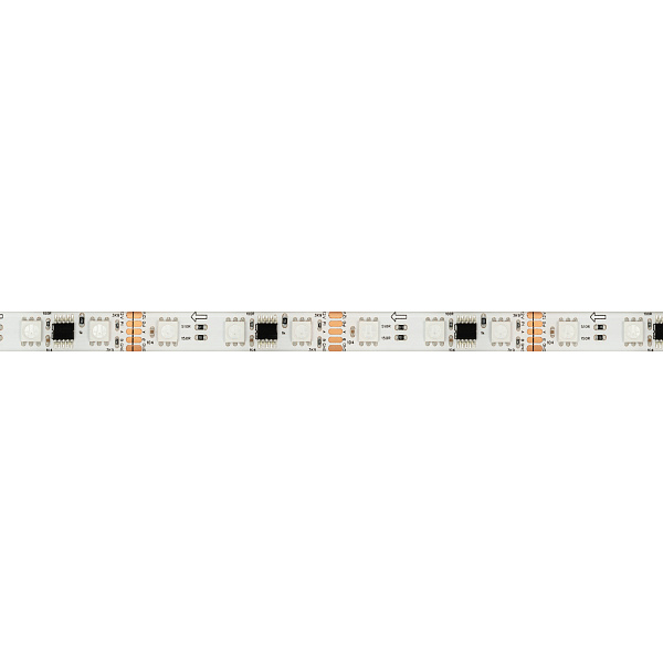 Светодиодная лента герметичная DMX-SE-B60-10mm 12V RGB-PX3 (14 W/m, IP65, 5060, 5m) (Arlight, -) Lednikoff